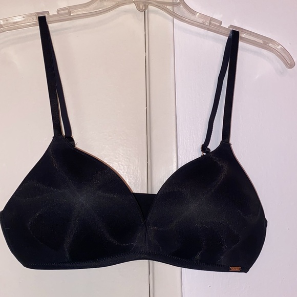 NWOT - LE MYSTERE Sheer Seduction Wireless Bra In BLACK (5325) 34C - Picture 4 of 10